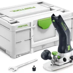 Découvrez la défonceuse Festool MFK 700 EB, prête à l'emploi avec son coffret Systainer et ses accessoires.