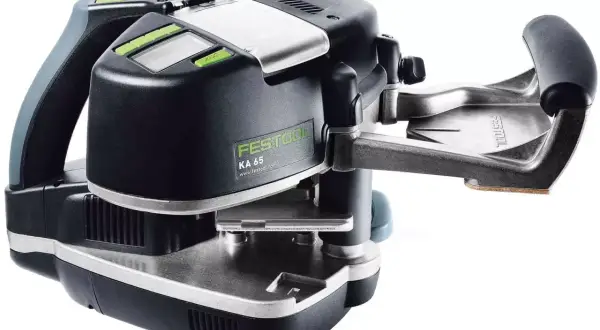 Machine Festool KA 65 pour le chant, avec son design ergonomique et sa technologie de pointe, elle permet un conturo parfait.