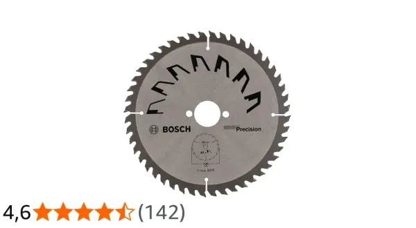 Lame Bosch Precision pour une coupe nette du mélaminé. Idéale pour des finitions parfaites.