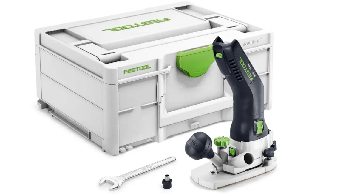 Découvrez la défonceuse Festool MFK 700 EB, prête à l'emploi avec son coffret Systainer et ses accessoires.