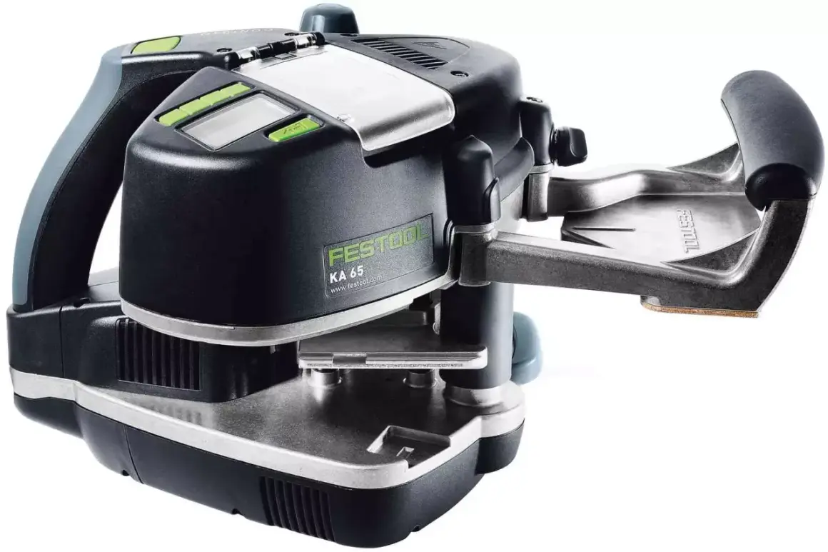 Machine Festool KA 65 pour le chant, avec son design ergonomique et sa technologie de pointe, elle permet un conturo parfait.