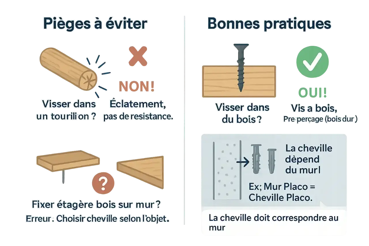 Quelle cheville placo choisir selon le poids de l’objet ?