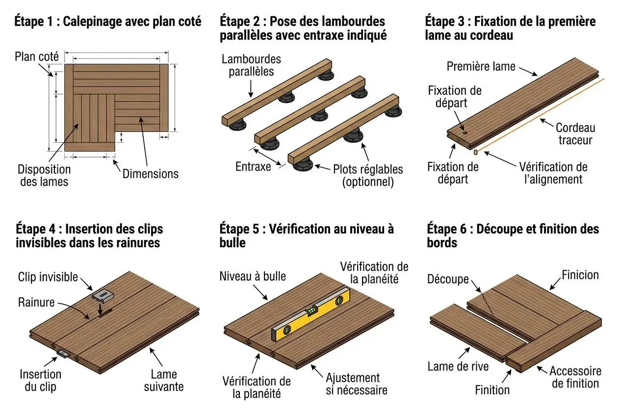 Faire une terrasse en bois soi-même, étape par étape