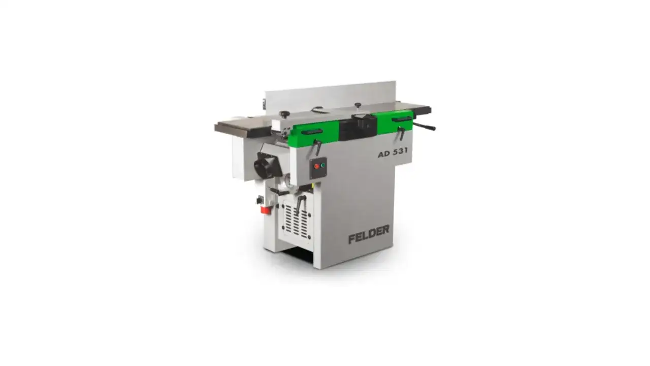 Machine à bois FELDER AD 531, une raboteuse dégauchisseuse professionnelle pour un travail du bois précis.
