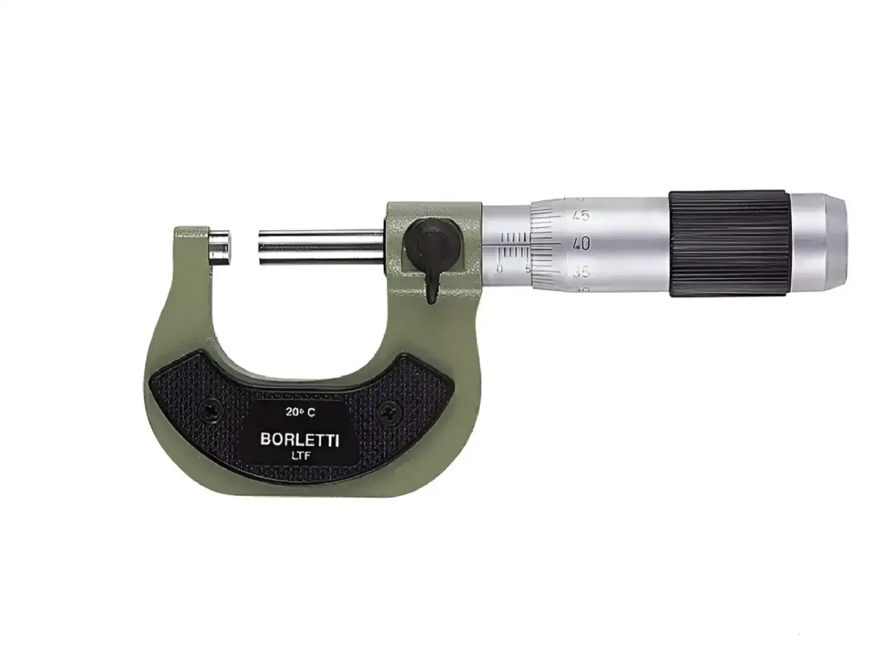 Un micromètre de précision Borletti LTF, outil indispensable pour des mesures exactes.