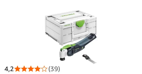 Outil oscillant Festool OSC 18 avec son coffret Systainer 3. Un accessoire polyvalent pour tous vos projets.